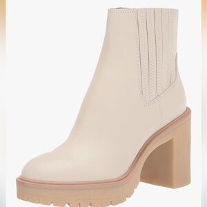 DV by Dolce Vita Cream Heeled Boots